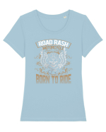 MOTORCYCLE Tricou mânecă scurtă guler larg fitted Damă Expresser