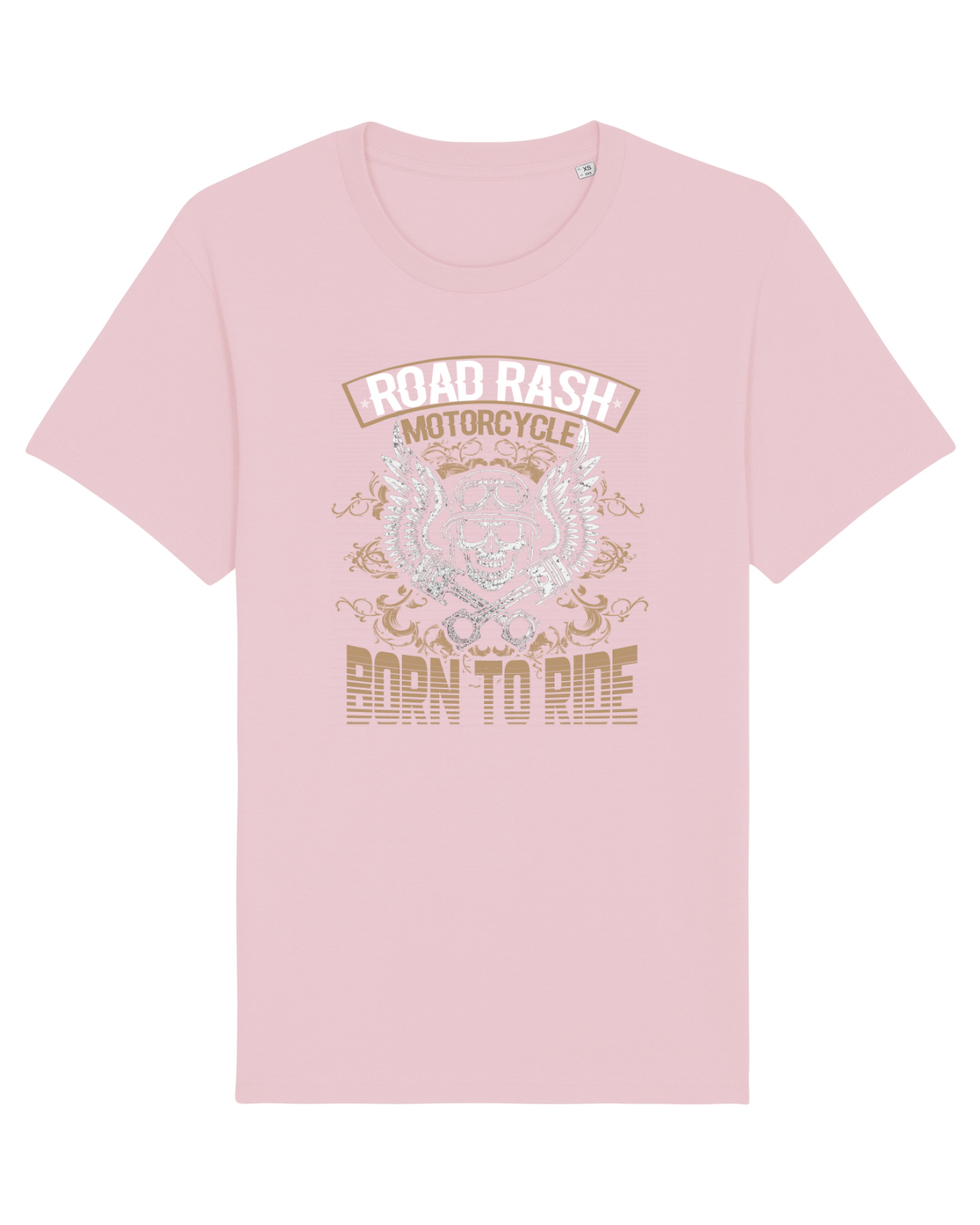 Tricou mânecă scurtă Unisex Rocker Cotton Pink