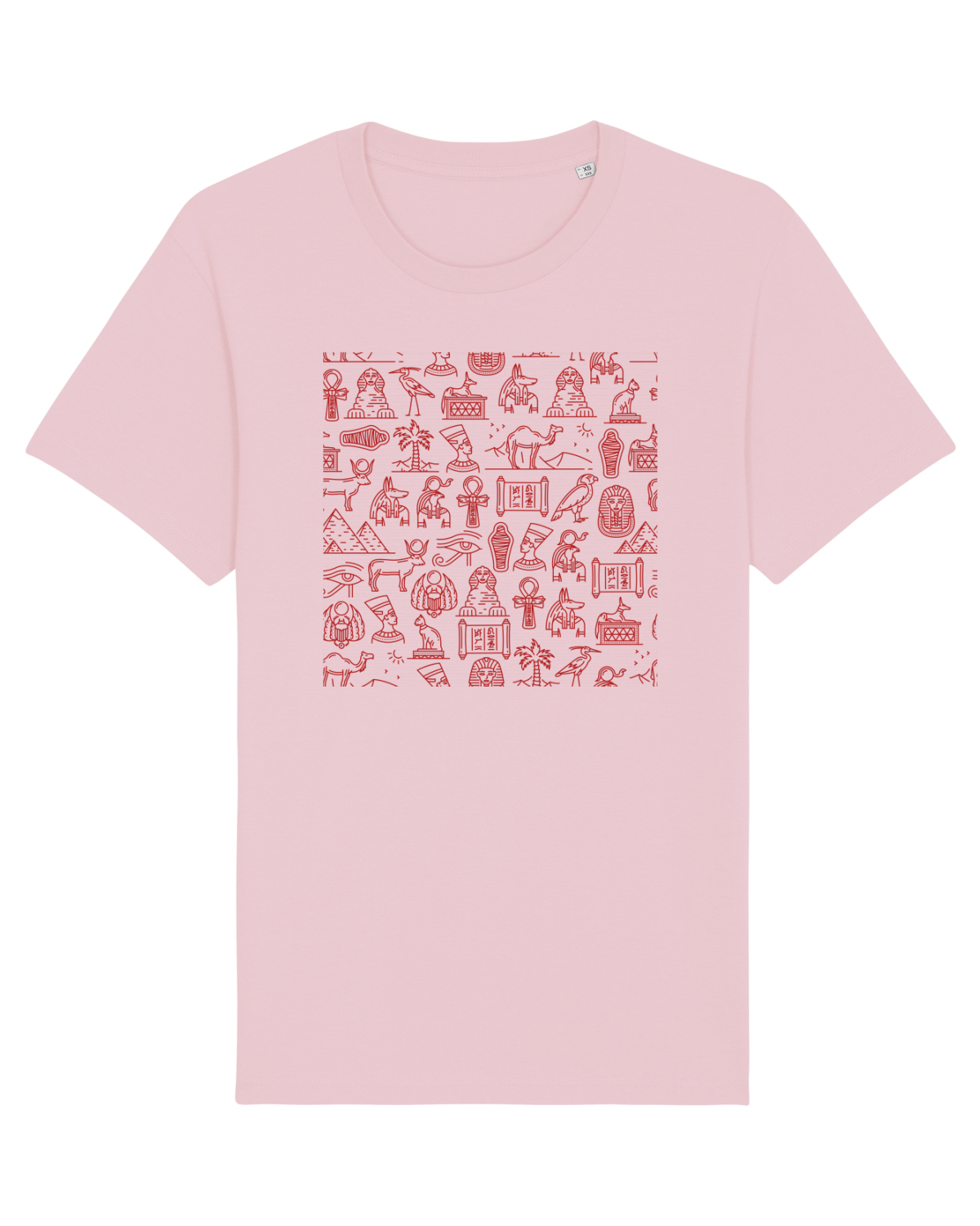 Tricou mânecă scurtă Unisex Rocker Cotton Pink