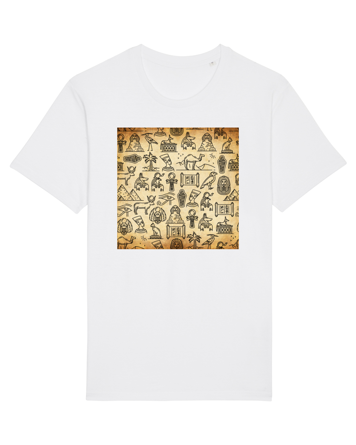 Tricou mânecă scurtă Unisex Rocker White