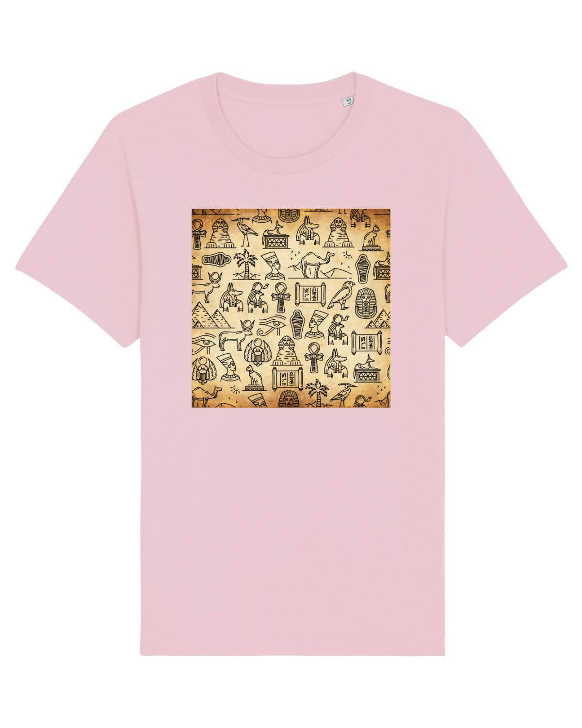 Tricou mânecă scurtă Unisex Rocker Cotton Pink