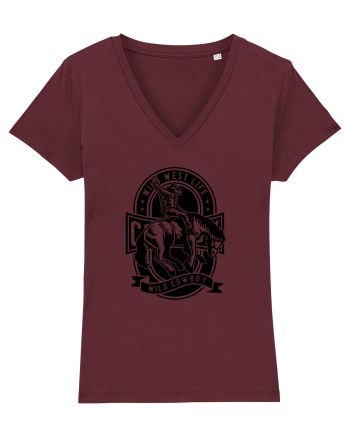 Wild Cowboy Black Burgundy