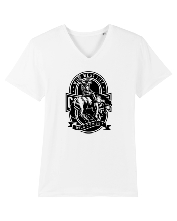 Wild Cowboy Black White