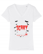 HALLOWEEN Tricou mânecă scurtă guler V Damă Evoker