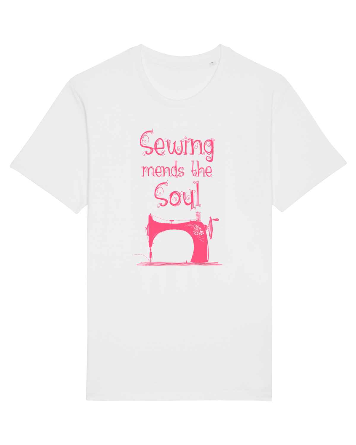 Tricou mânecă scurtă Unisex Rocker White
