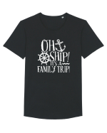 FAMILY TRIP Tricou mânecă scurtă guler larg Bărbat Skater