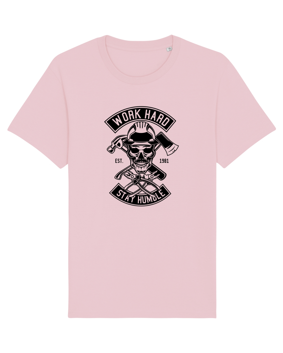 Tricou mânecă scurtă Unisex Rocker Cotton Pink