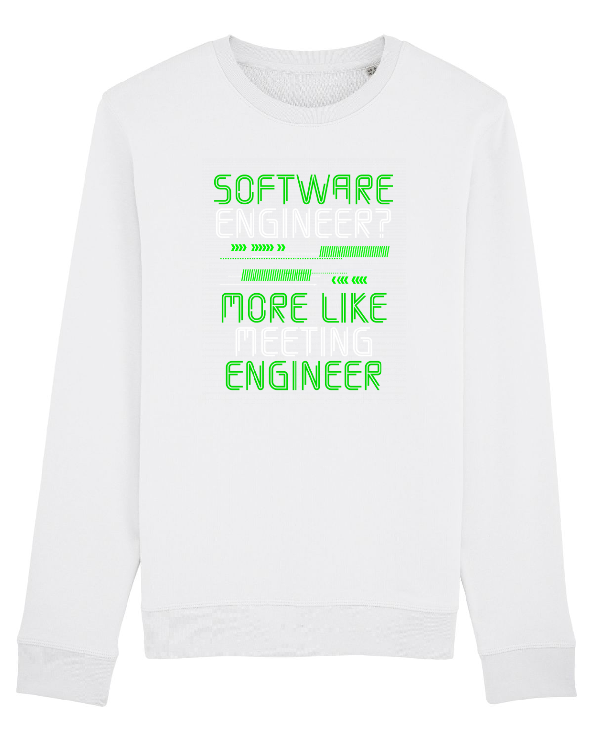 Bluză mânecă lungă Unisex Rise White