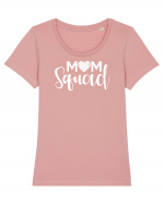 MOM Tricou mânecă scurtă guler larg fitted Damă Expresser