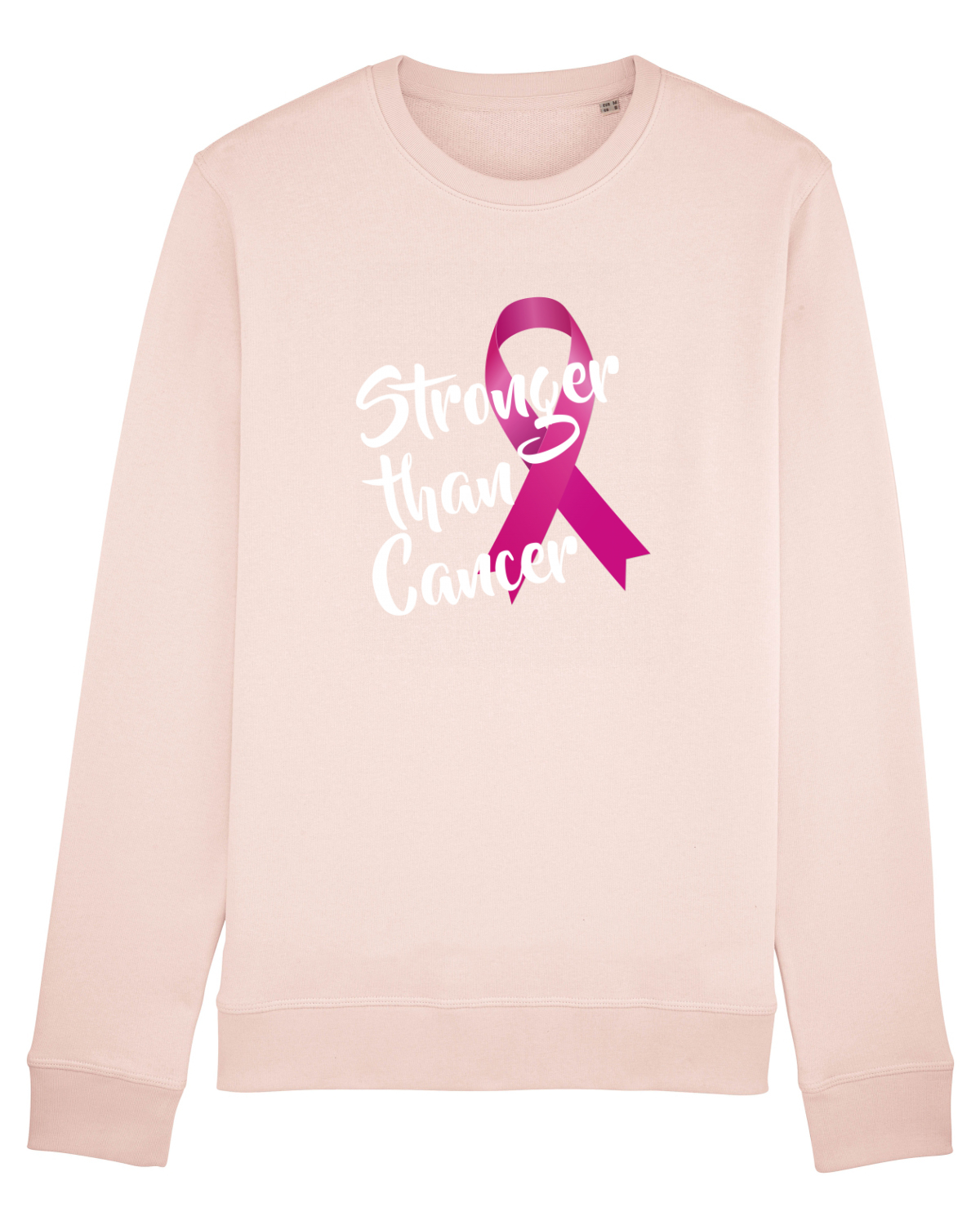 Bluză mânecă lungă Unisex Rise Candy Pink