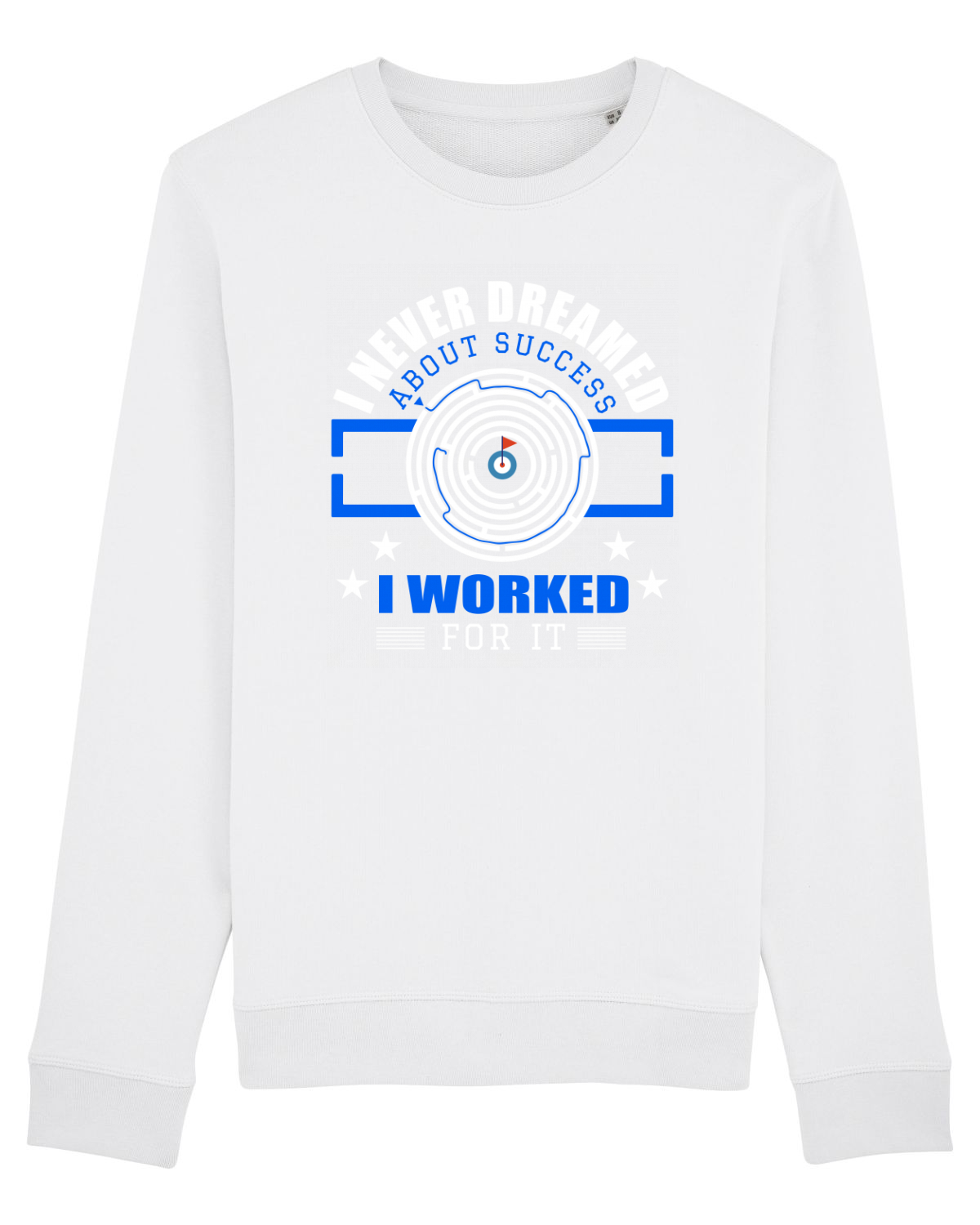 Bluză mânecă lungă Unisex Rise White