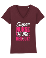 NURSE Tricou mânecă scurtă guler V Damă Evoker
