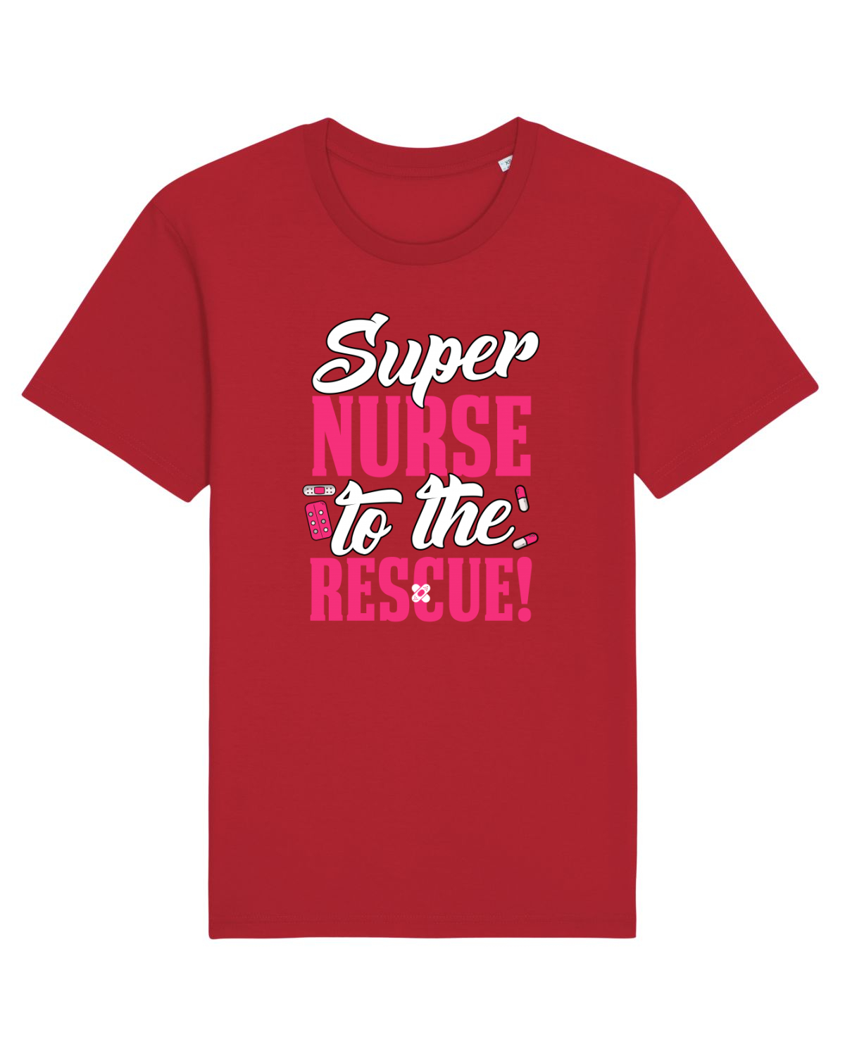 Tricou mânecă scurtă Unisex Rocker Red