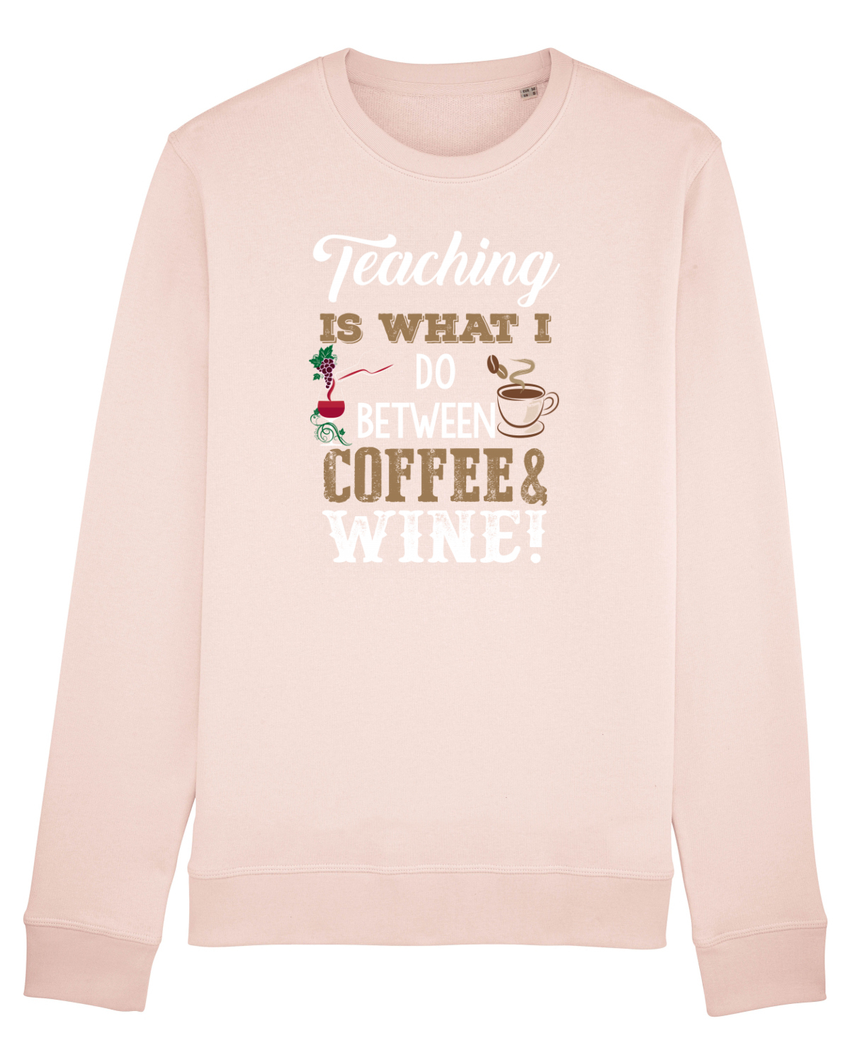 Bluză mânecă lungă Unisex Rise Candy Pink