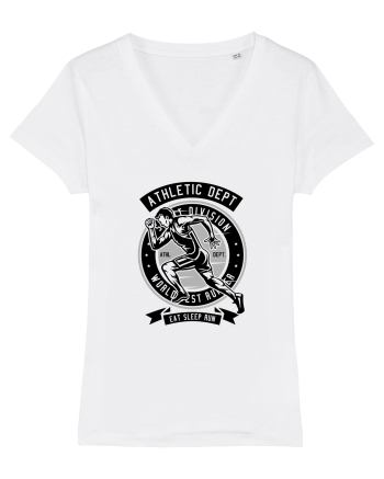 Athletic Runner Black White