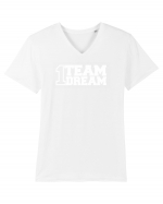 ONE TEAM ONE DREAM Tricou mânecă scurtă guler V Bărbat Presenter