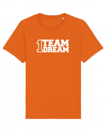 ONE TEAM ONE DREAM Bright Orange