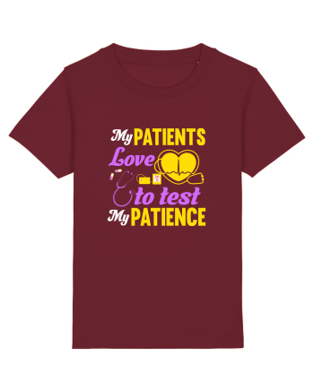 PATIENTS Burgundy