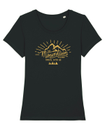 MOUNTAIN Tricou mânecă scurtă guler larg fitted Damă Expresser