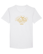 MOUNTAIN Tricou mânecă scurtă guler larg Bărbat Skater