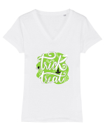 HALLOWEEN Tricou mânecă scurtă guler V Damă Evoker