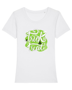 HALLOWEEN Tricou mânecă scurtă guler larg fitted Damă Expresser