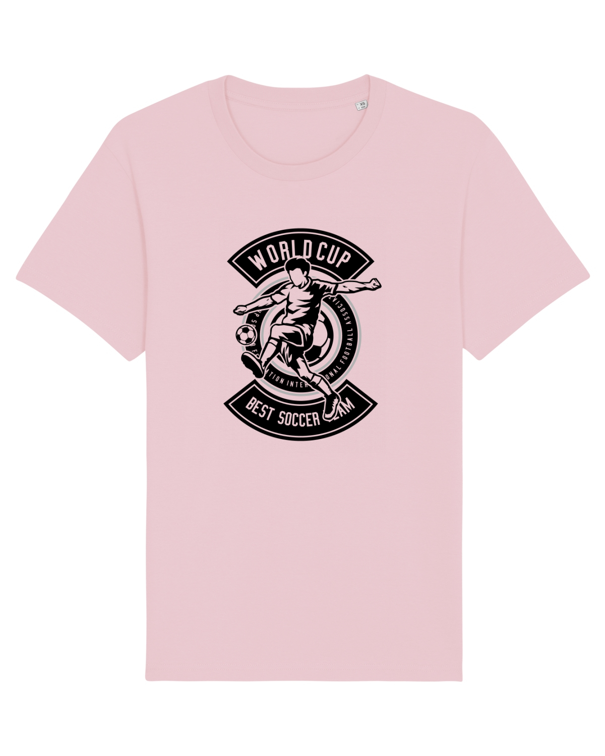 Tricou mânecă scurtă Unisex Rocker Cotton Pink