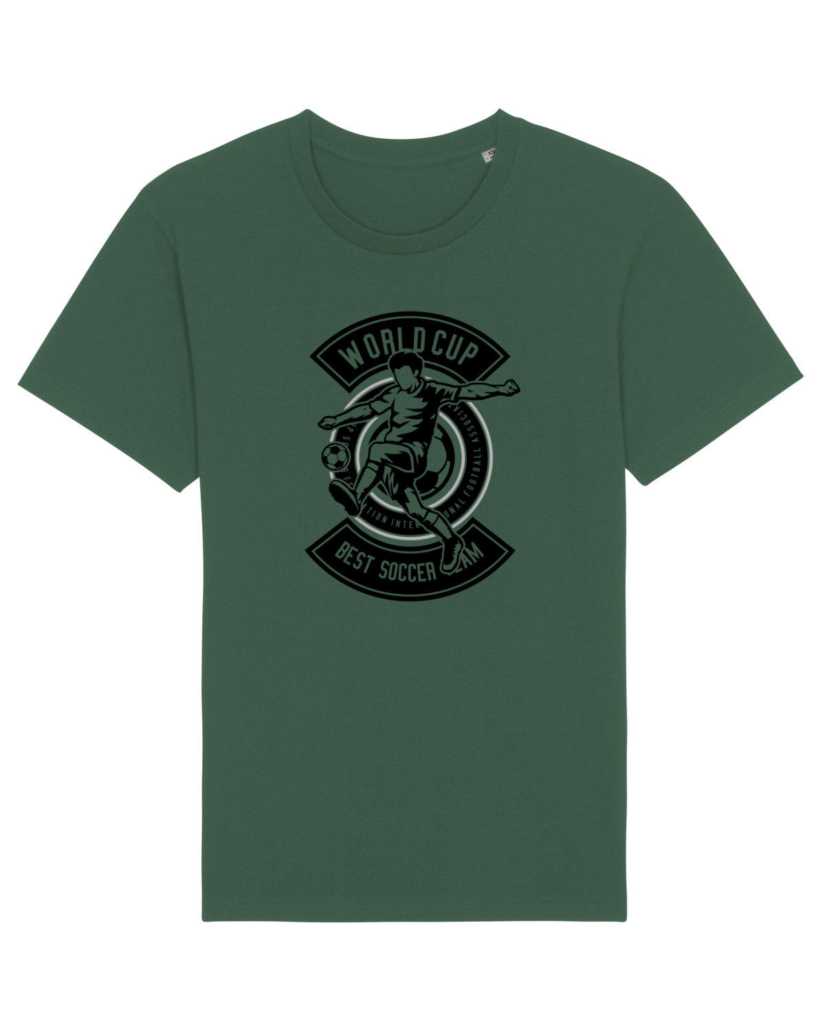 Tricou mânecă scurtă Unisex Rocker Bottle Green