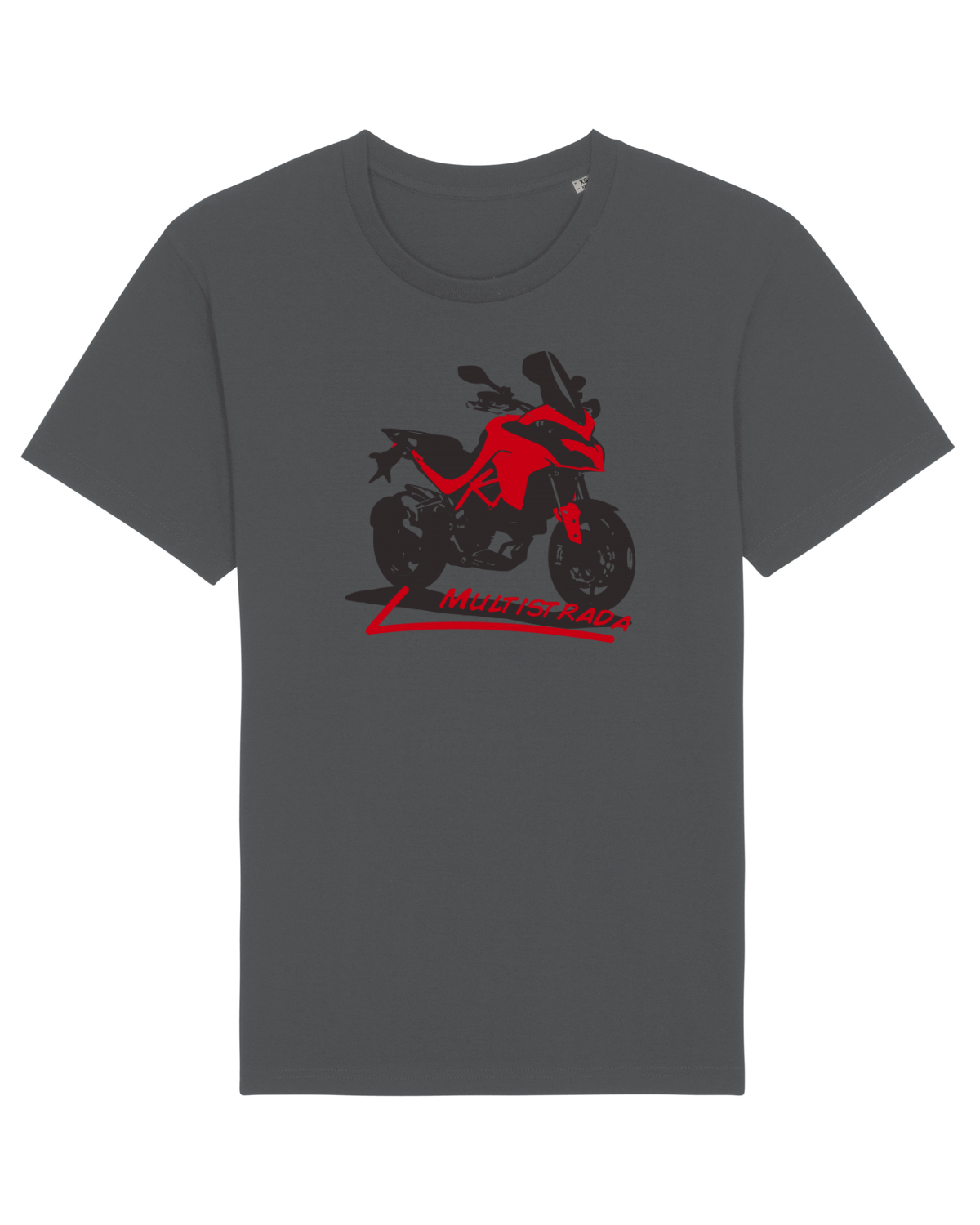 Tricou mânecă scurtă Unisex Rocker Anthracite