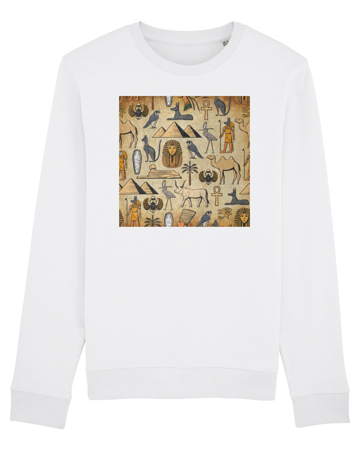Bluză mânecă lungă Unisex Rise White