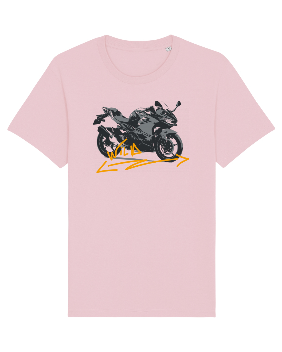 Tricou mânecă scurtă Unisex Rocker Cotton Pink