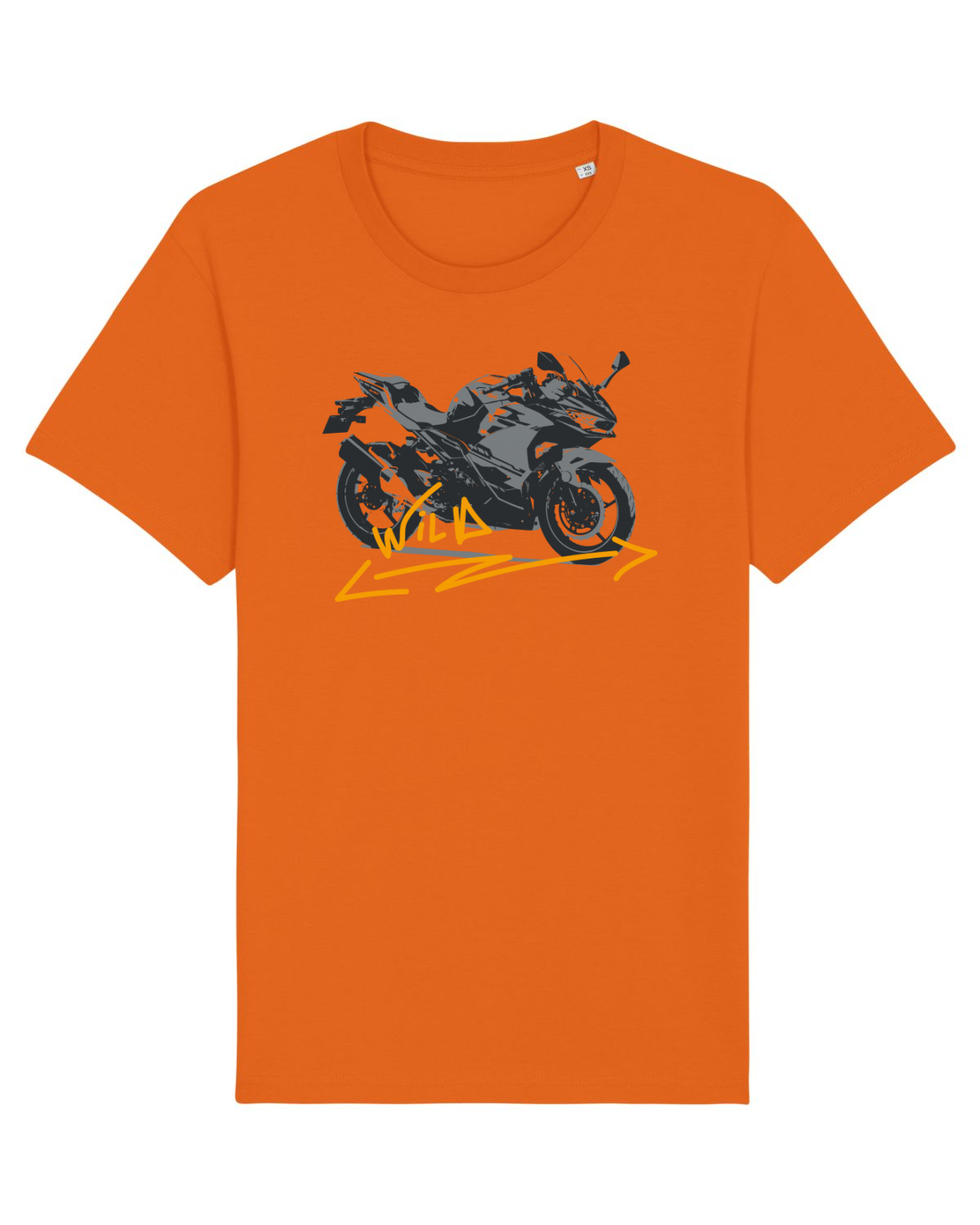Tricou mânecă scurtă Unisex Rocker Bright Orange