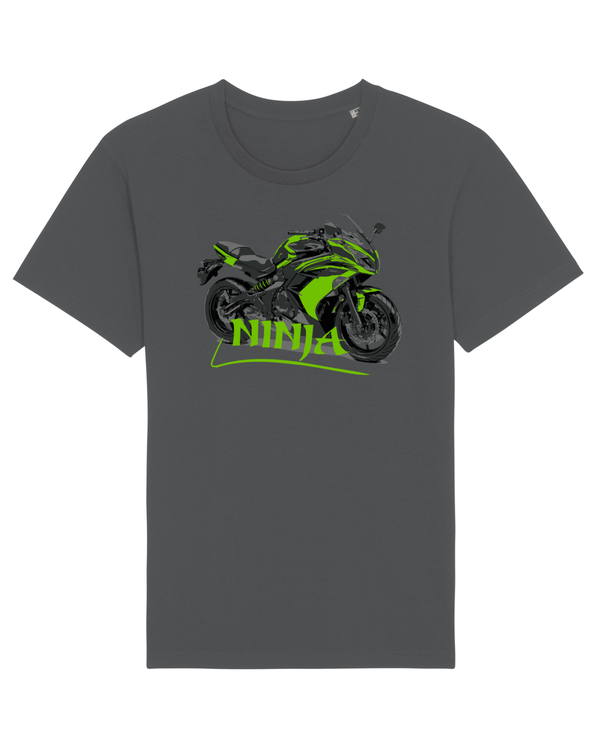 Tricou mânecă scurtă Unisex Rocker Anthracite