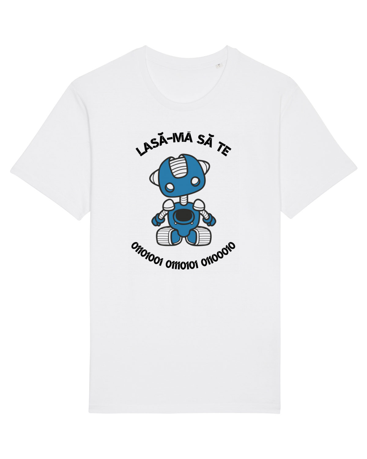 Tricou mânecă scurtă Unisex Rocker White