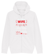 WIFE Hanorac cu fermoar Unisex Connector