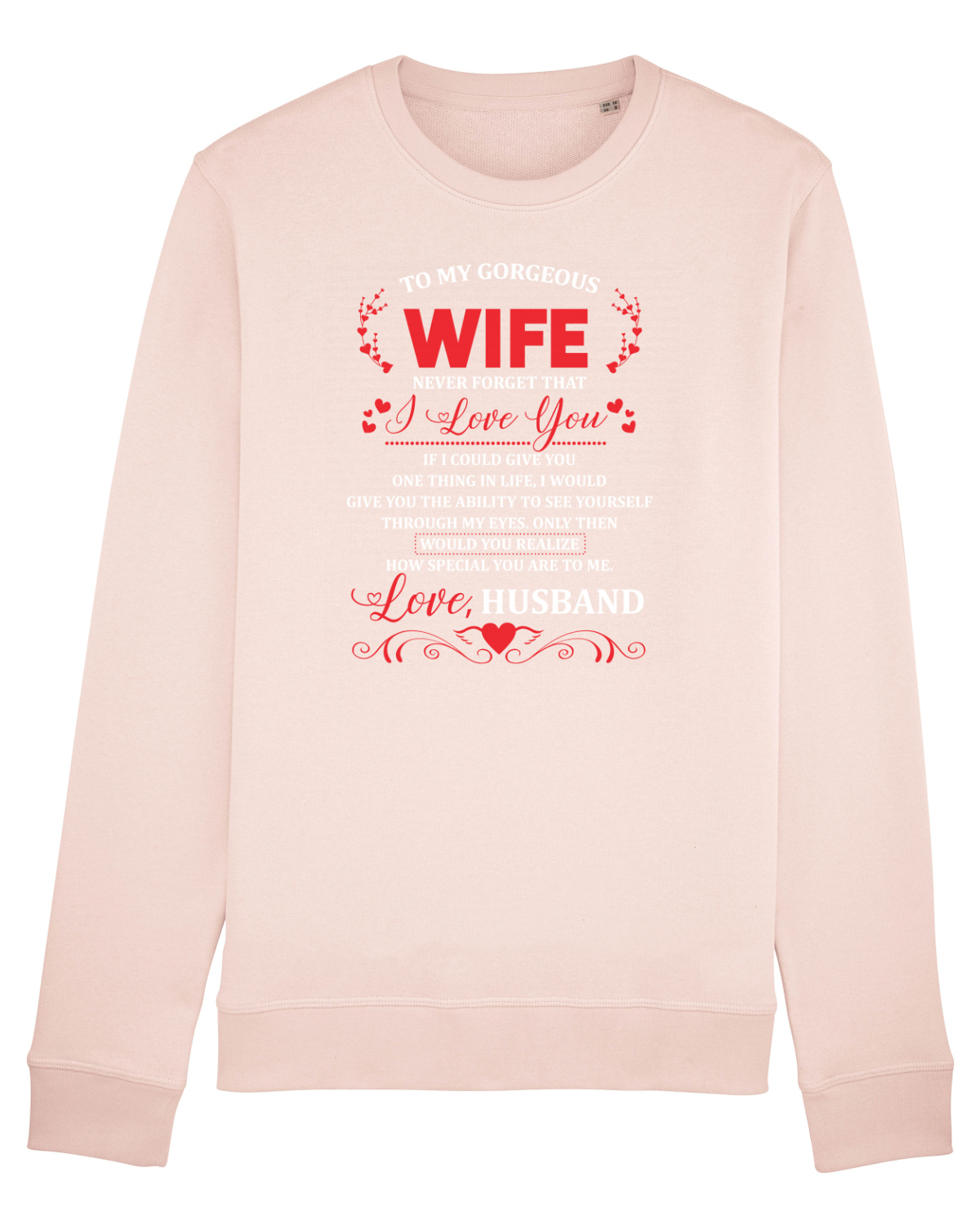 Bluză mânecă lungă Unisex Rise Candy Pink