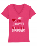 WINE Tricou mânecă scurtă guler V Damă Evoker