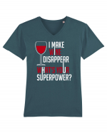 WINE Tricou mânecă scurtă guler V Bărbat Presenter