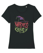WITCH Tricou mânecă scurtă guler larg fitted Damă Expresser