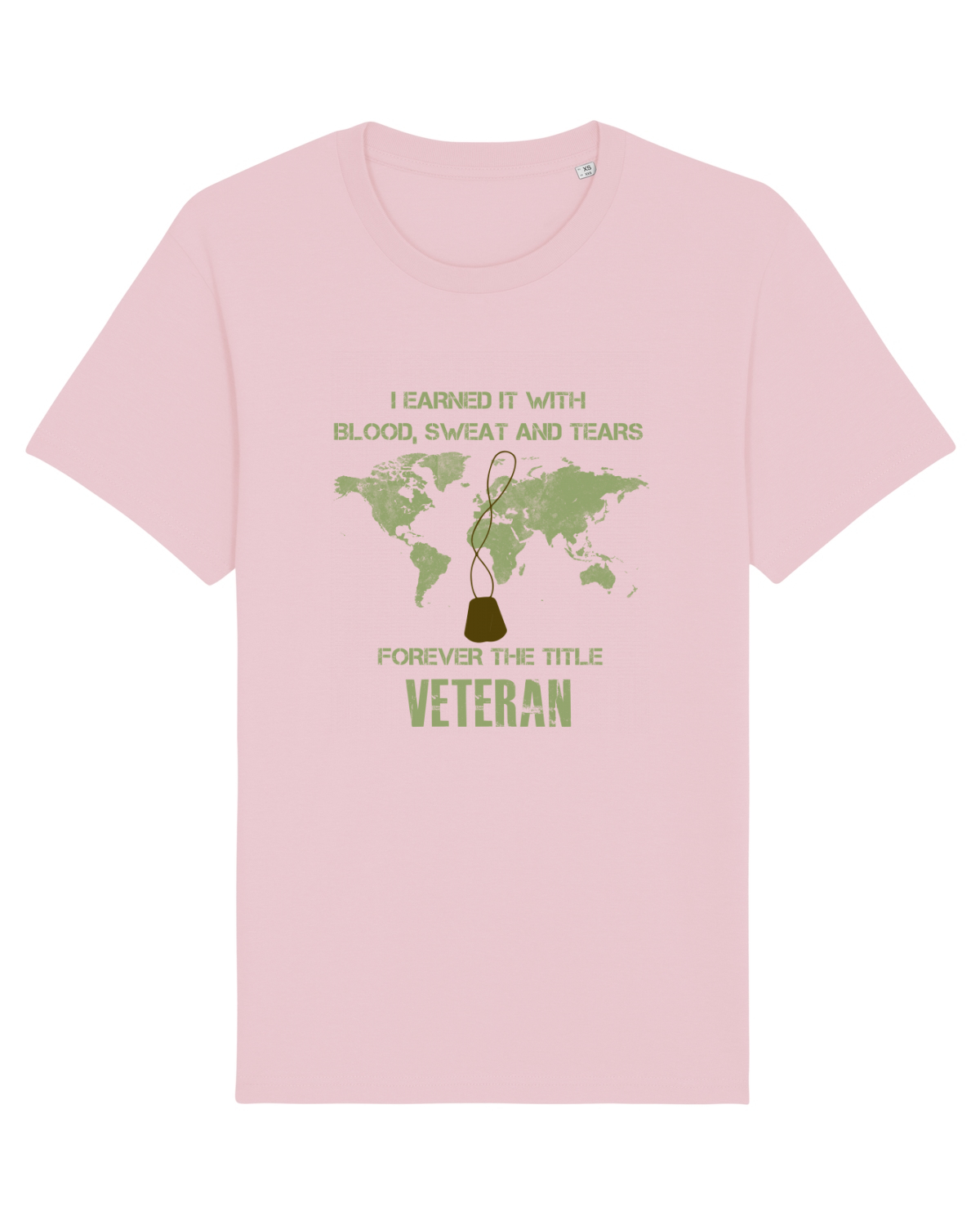Tricou mânecă scurtă Unisex Rocker Cotton Pink