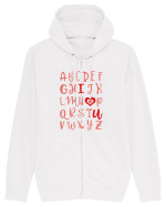 ABC I Love You Hanorac cu fermoar Unisex Connector