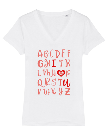 ABC I Love You White