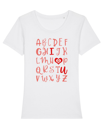 ABC I Love You White