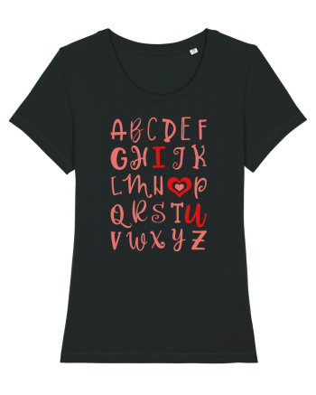 ABC I Love You Black
