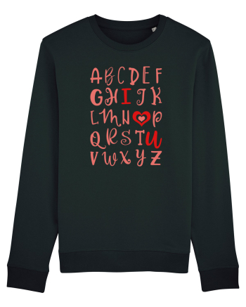 ABC I Love You Black