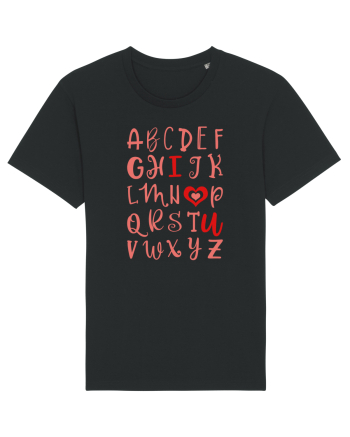 ABC I Love You Black