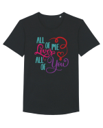 All of me Loves All of You Tricou mânecă scurtă guler larg Bărbat Skater