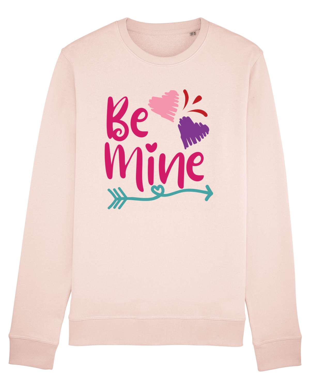 Bluză mânecă lungă Unisex Rise Candy Pink