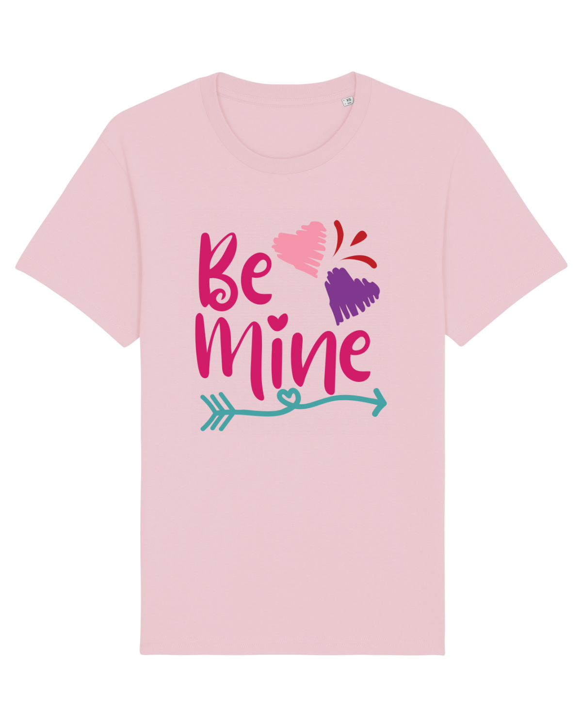 Tricou mânecă scurtă Unisex Rocker Cotton Pink