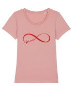 Forever Infinity Tricou mânecă scurtă guler larg fitted Damă Expresser